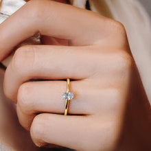 Load image into Gallery viewer, ITI NYC Oval 4 Prong High TIF Style Solitaire (5mm-15mm)
