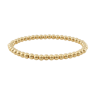 Stretchable Beaded Bracelet in 14K Gold-Filled