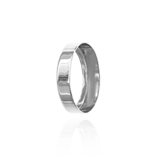 ITI NYC Oval Low Bezels in Sterling Silver (5.00 x 3.00 mm - 20.00 x 15.00 mm)