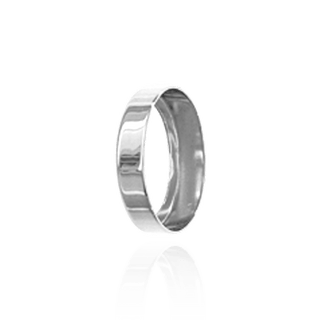 ITI NYC Oval Low Bezels in Sterling Silver (5.00 x 3.00 mm - 20.00 x 15.00 mm)