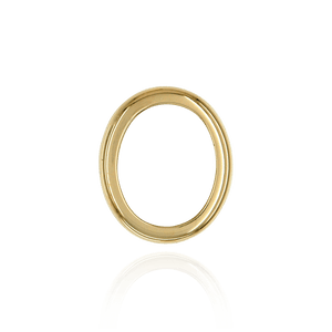 ITI NYC Oval Low Bezels in 14K Gold (5.00 x 3.00 mm - 20.00 x 15.00 mm)