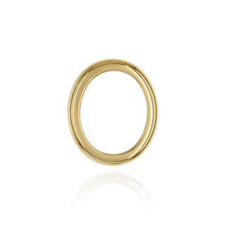 ITI NYC Oval Low Bezels in 14K Gold (5.00 x 3.00 mm - 20.00 x 15.00 mm)