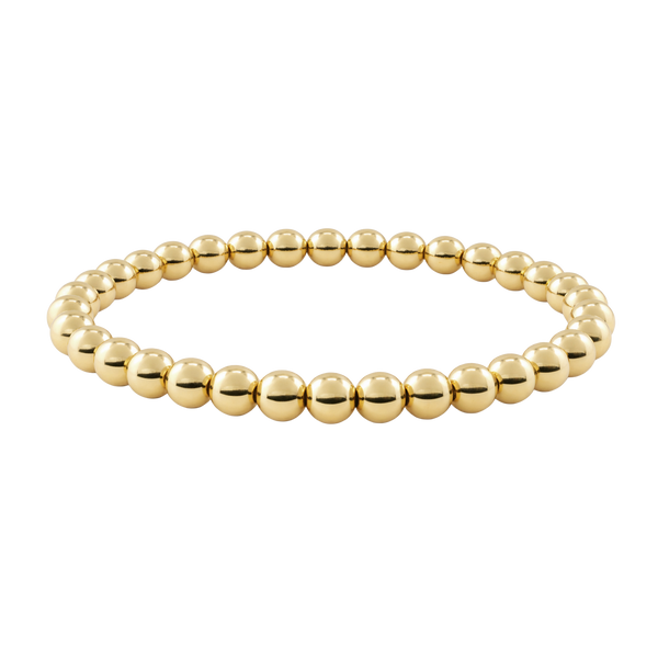 Stretchable Beaded Bracelet in 14K Gold-Filled