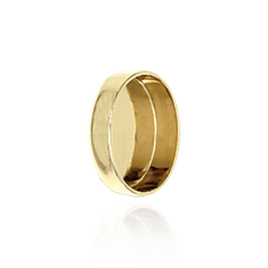 ITI NYC Oval Low Bezels With Closed Back in 14K Gold (5.00 x 3.00 mm - 20.00 x 15.00 mm)