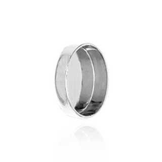 ITI NYC Oval Low Bezels With Closed Back in Sterling Silver (5.00 x 3.00 mm - 20.00 x 15.00 mm)
