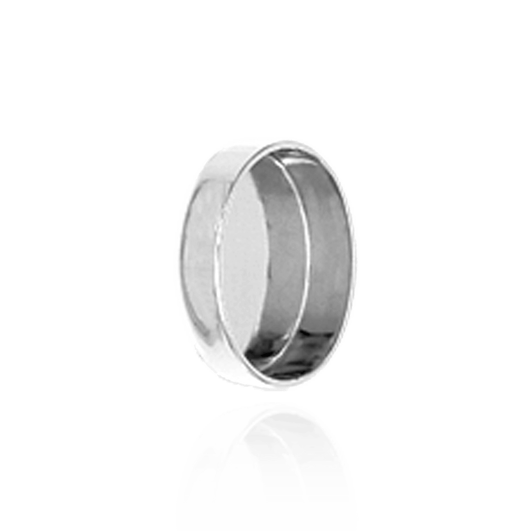 ITI NYC Oval Low Bezels With Closed Back in Sterling Silver (5.00 x 3.00 mm - 20.00 x 15.00 mm)