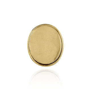 ITI NYC Oval Low Bezels With Closed Back in 14K Gold (5.00 x 3.00 mm - 20.00 x 15.00 mm)