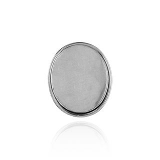 ITI NYC Oval Low Bezels With Closed Back in Sterling Silver (5.00 x 3.00 mm - 20.00 x 15.00 mm)
