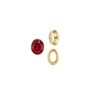 ITI NYC Oval Tapered Bezels in 14K Gold (3.50 x 2.00 mm - 13.00 x 11.00 mm)