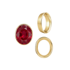 ITI NYC Oval Tapered Bezels in 14K Gold (3.50 x 2.00 mm - 13.00 x 11.00 mm)