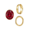 ITI NYC Oval Tapered Bezels in 14K Gold (3.50 x 2.00 mm - 13.00 x 11.00 mm)