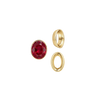 ITI NYC Oval Tapered Bezels in 14K Gold (3.50 x 2.00 mm - 13.00 x 11.00 mm)