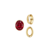 ITI NYC Oval Tapered Bezels in 14K Gold (3.50 x 2.00 mm - 13.00 x 11.00 mm)