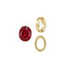 ITI NYC Oval Tapered Bezels in 14K Gold (3.50 x 2.00 mm - 13.00 x 11.00 mm)