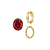 ITI NYC Oval Tapered Bezels in 14K Gold (3.50 x 2.00 mm - 13.00 x 11.00 mm)