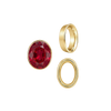 ITI NYC Oval Tapered Bezels in 14K Gold (3.50 x 2.00 mm - 13.00 x 11.00 mm)