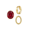 ITI NYC Oval Tapered Bezels in 14K Gold (3.50 x 2.00 mm - 13.00 x 11.00 mm)
