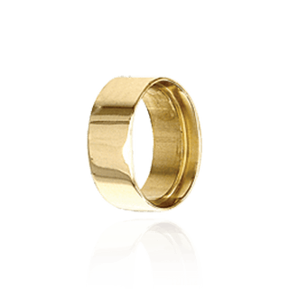 ITI NYC Oval High Bezels With Bearing in 14K Gold (7.00 x 5.00 mm - 9.00 x 7.00 mm)