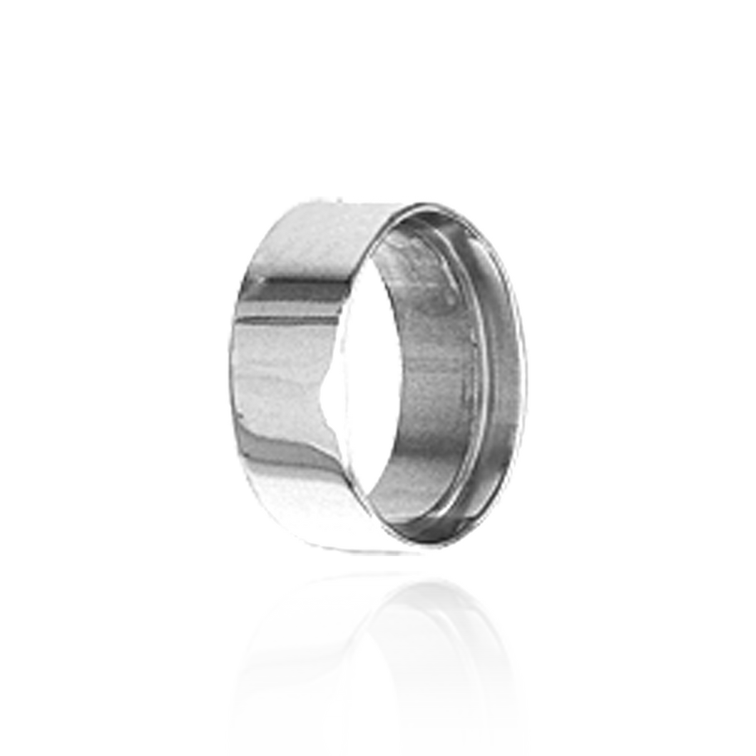 ITI NYC Oval High Bezels With Bearing in Sterling Silver (7.00 x 5.00 mm - 9.00 x 7.00 mm)