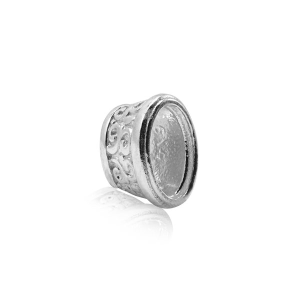 ITI NYC Oval Motif High Bezel in 14K Gold (6.00 x 4.00 mm - 12.00 x 10.00 mm)