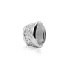 ITI NYC Oval Motif High Bezel in Sterling Silver (6.00 x 4.00 mm - 12.00 x 10.00 mm)