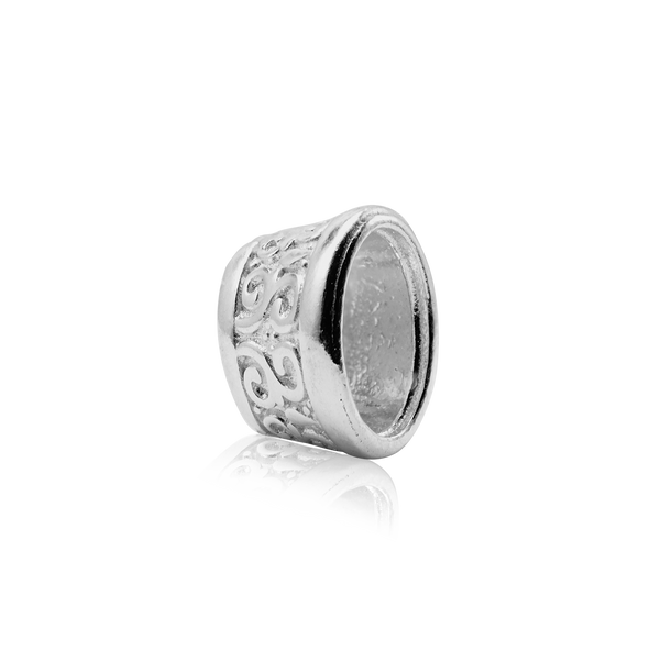 ITI NYC Oval Motif High Bezel in Sterling Silver (6.00 x 4.00 mm - 12.00 x 10.00 mm)
