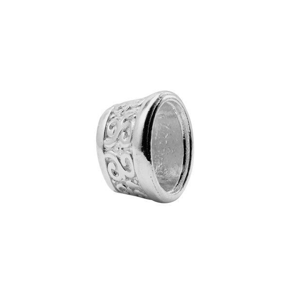 ITI NYC Oval Motif High Bezel in Sterling Silver (6.00 x 4.00 mm - 12.00 x 10.00 mm)