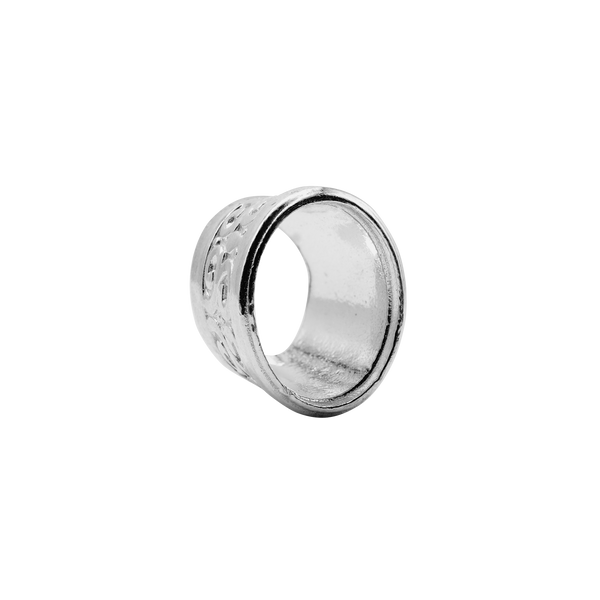 ITI NYC Oval Motif High Bezel in Sterling Silver (6.00 x 4.00 mm - 12.00 x 10.00 mm)