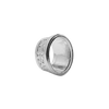 ITI NYC Oval Motif High Bezel in Sterling Silver (6.00 x 4.00 mm - 12.00 x 10.00 mm)