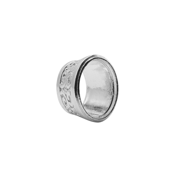 ITI NYC Oval Motif High Bezel in Sterling Silver (6.00 x 4.00 mm - 12.00 x 10.00 mm)