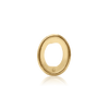 ITI NYC Oval Motif High Bezel in 14K Gold (6.00 x 4.00 mm - 12.00 x 10.00 mm)