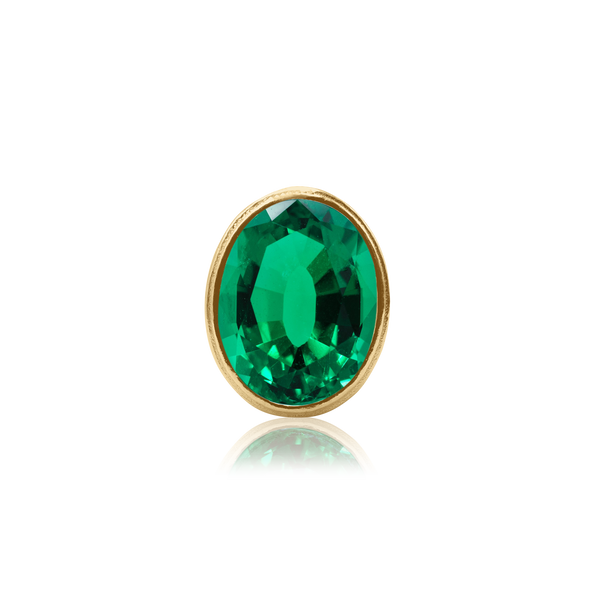 ITI NYC Oval Motif High Bezel in 14K Gold (6.00 x 4.00 mm - 12.00 x 10.00 mm)