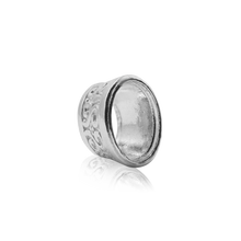 Load image into Gallery viewer, ITI NYC Oval Motif High Bezel in Sterling Silver (6.00 x 4.00 mm - 12.00 x 10.00 mm)
