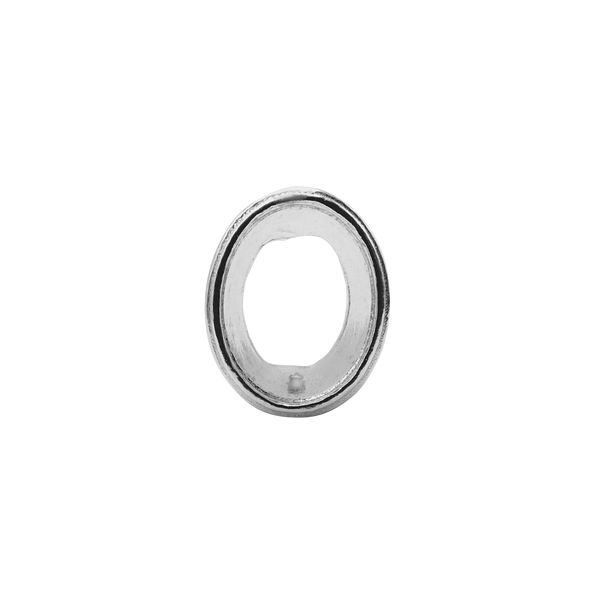 ITI NYC Oval Motif High Bezel in Sterling Silver (6.00 x 4.00 mm - 12.00 x 10.00 mm)