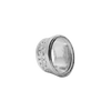 ITI NYC Oval Motif High Bezel in Sterling Silver (6.00 x 4.00 mm - 12.00 x 10.00 mm)