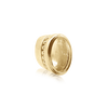 ITI NYC Oval High Bezel with Beaded Detail in 14K Gold (6.00 x 4.00 mm - 12.00 x 10.00 mm)
