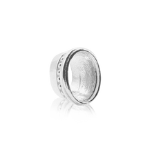 Load image into Gallery viewer, ITI NYC Oval High Bezel with Beaded Detail in Sterling Silver (6.00 x 4.00 mm - 12.00 x 10.00 mm)
