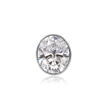 Load image into Gallery viewer, ITI NYC Oval High Bezel with Beaded Detail in Sterling Silver (6.00 x 4.00 mm - 12.00 x 10.00 mm)
