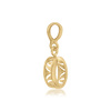 ITI NYC Oval Back-Set Bezel Pendant in 14K Gold (6.00 x 4.00 mm - 9.00 x 7.00 mm)