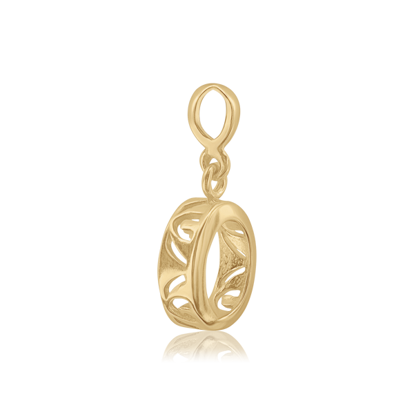 ITI NYC Oval Back-Set Bezel Pendant in 14K Gold (6.00 x 4.00 mm - 9.00 x 7.00 mm)
