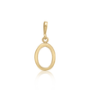 ITI NYC Oval Back-Set Bezel Pendant in 14K Gold (6.00 x 4.00 mm - 9.00 x 7.00 mm)