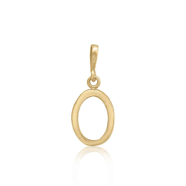 ITI NYC Oval Back-Set Bezel Pendant in 14K Gold (6.00 x 4.00 mm - 9.00 x 7.00 mm)