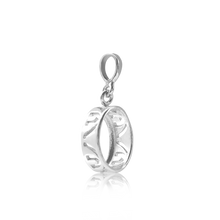 Load image into Gallery viewer, ITI NYC Oval Back-Set Bezel Pendant in Sterling Silver (6.00 x 4.00 mm - 9.00 x 7.00 mm)
