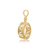 ITI NYC Oval Back-Set Bezel Pendant in 14K Gold (6.00 x 4.00 mm - 9.00 x 7.00 mm)