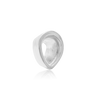 ITI NYC Pear Shape High Bezel Setting in Sterling Silver (5.00 x 3.00 mm - 14.00 x 9.00 mm)