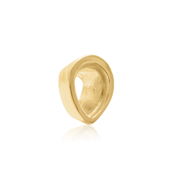 ITI NYC Pear Shape High Bezel Setting in 14K Gold (5.00 x 3.00 mm - 14.00 x 9.00 mm)