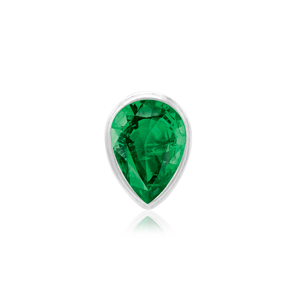 ITI NYC Pear Shape High Bezel Setting in Sterling Silver (5.00 x 3.00 mm - 14.00 x 9.00 mm)