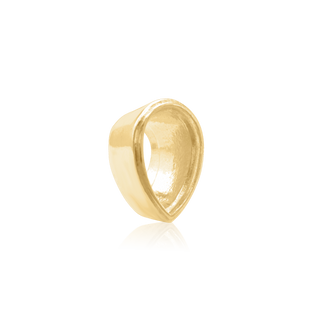 ITI NYC Pear Shape High Bezel Setting in 14K Gold (5.00 x 3.00 mm - 14.00 x 9.00 mm)