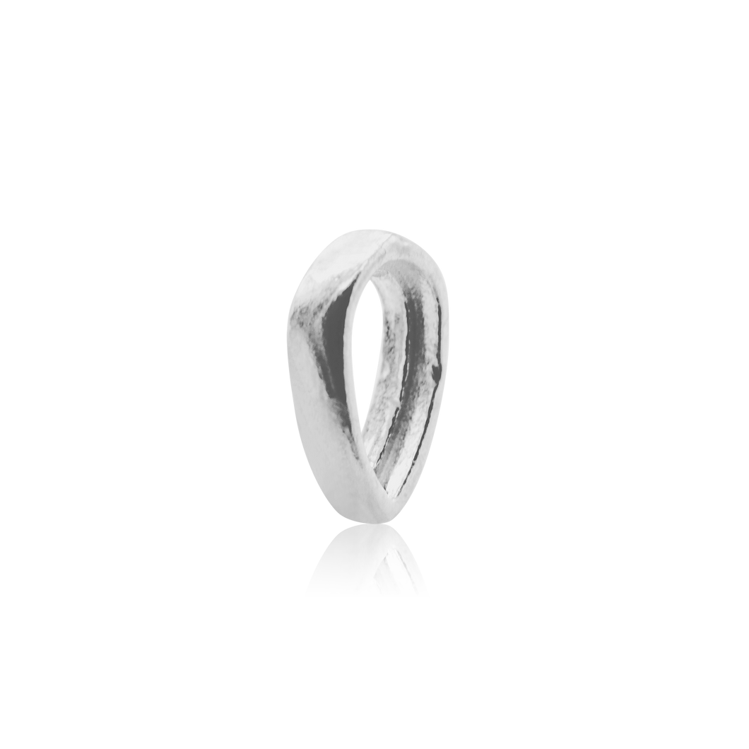 ITI NYC Pear Shape Low Bezel in Sterling Silver (5.00 x 3.00 mm - 10.00 x 7.00 mm)