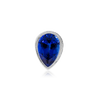 ITI NYC Pear Shape Low Bezel in Sterling Silver (5.00 x 3.00 mm - 10.00 x 7.00 mm)